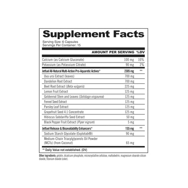 GAT Jetfuel Diuretic 90 Oil Infused Capsules Beastmode Nutrition