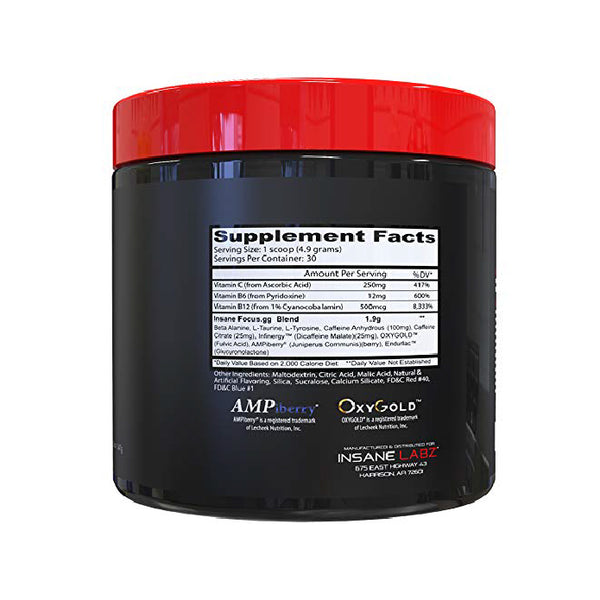 InsaneLabz - Insane Focus GG – Beastmode Nutrition