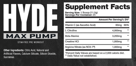 ProSupps Hyde Max Pump