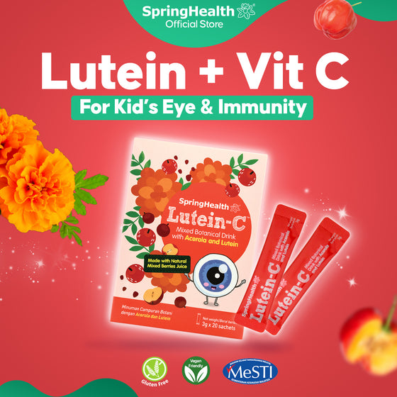 SpringHealth Lutein-C® Mixed Botanical Drink with Acerola & Lutein (20 sachets)