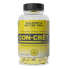  CON-CRET Patented Creatine HCl 72 Vege Caps
