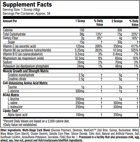 MT CellTech Creatine Post-Workout