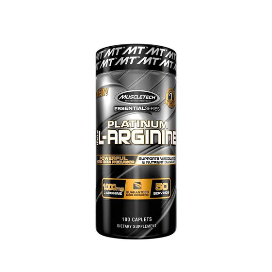 MT Platinum 100% L-Arginine 100 Capsules