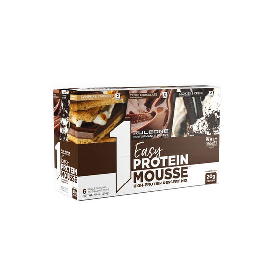 Rule 1 EASY Protein Mousse Variety 6-Pack