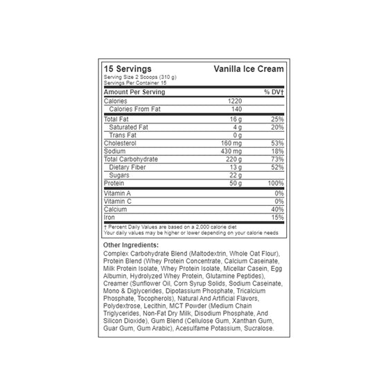 BSN Truemass 1200 Protein Carb Matrix